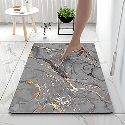 LUUCOZK Tapis de bain antidérapants absorbants à séchage rapide, décoration de salle de bain, motif 2-60x90cm 