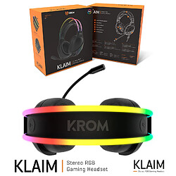 Avis Casque audio gamer Krom Klaim RGB