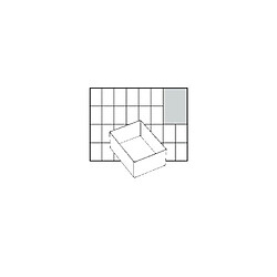 Raaco utilisation Set type 55 A, 4 x A7–1, transparent, 136471