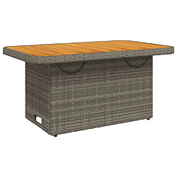 Avis vidaXL Salon de jardin 2 pcs avec coussins Gris Résine tressée