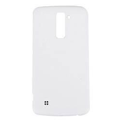 Wewoo Coque arrière blanc pour LG K10 Couverture arrière avec puce NFC pièce détachée