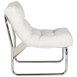 Acheter Alterego Fauteuil lounge 'LOFT' blanc