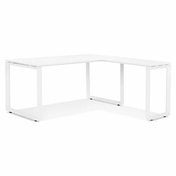 Acheter Paris Prix Bureau Design Abigano 170cm Blanc