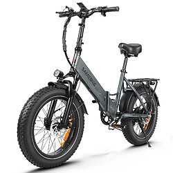 Vélo Électrique SAMEBIKE LOTDM200-II - Moteur 500W Batterie 48V13Ah Autonomie 40KM Freins à Disque Mécaniques - Gris