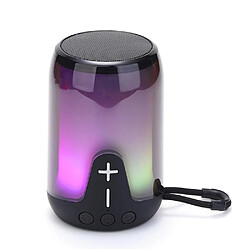 Yonis Enceinte Bluetooth RGB Lumineuse Son 360 TWS Enceinte Bluetooth Lumineuse RGB Autonomie Longue Portée Son 360 TWS Noir YONIS