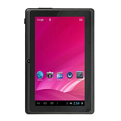 Wewoo Tablette Tactile noir 7 pouces Tactile, 512 Mo + 8 Go, Android 4.0 360 degrés de rotation du menu, CPU: Allwinner A33 Quad Core, 1,5 GHz