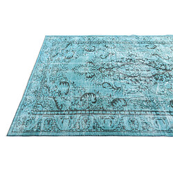 Acheter Vidal Tapis de laine 279x180 turquoise Ultra Vintage