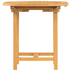 Acheter vidaXL Table extensible de jardin 110-160x80x75 cm bois de teck solide