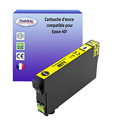 Cartouche d'encre compatible avec Epson 407XL (C13T07U440) - Jaune – T3AZUR