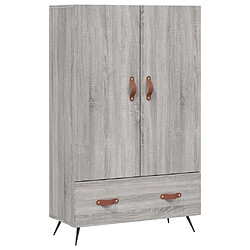 Maison Chic Buffet,Meuble de Rangement,commode pour salon,Cuisine sonoma gris 69,5x31x115 cm bois d'ingénierie -MN36069