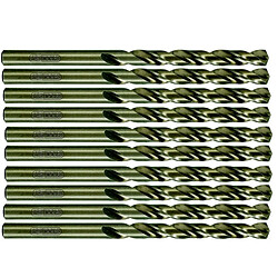 KS TOOLS Lot de 10 forets HSS-CO au cobalt 1mm