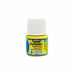 Pebeo Peinture textile Setacolor opaque effet métallique - Jaune riche - 45 ml