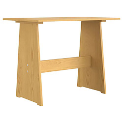 Acheter vidaXL Table à manger avec banc REINE marron miel bois de pin solide