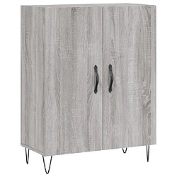 Maison Chic Buffet,Meuble de Rangement,commode pour salon,Cuisine sonoma gris 69,5x34x90 cm bois d'ingénierie -MN18501