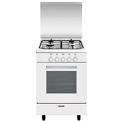 Cuisinière gaz 60l 4 feux blanc - ga551gwh - GLEM 