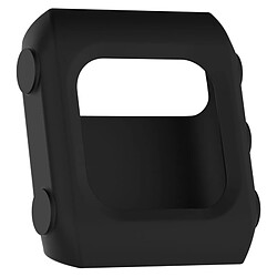 Wewoo Protection écran Étui de en silicone de montre de couleur solide pour POLAR V800 noir