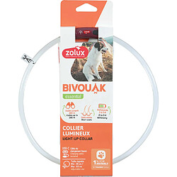 ZOLUX Collier lumineux pour chiens poils courts Bivouak rouge. Collier lumineux pour chiens poils courts Bivouak rouge