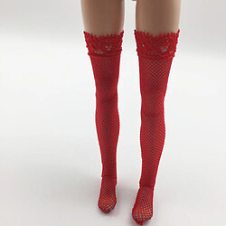 Acheter 1/6 Chaussettes De Bas De Corps Pour Figurines Phicen Kumik 12 Pouces Rouges