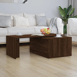 Avis Maison Chic Table basse,Table Console Table d'appoint, Table pour salon Chêne marron 150x50x35 cm Bois d'ingénierie -MN29104