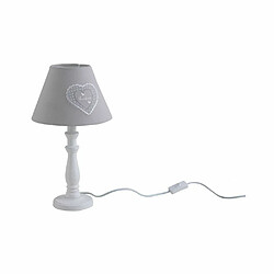 Aubry Gaspard Lampe en bois coeur gris.