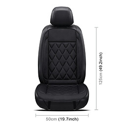 Wewoo Housse de coussin chauffant chauffante pour siège auto 24V chauffée en hiversiège unique noir