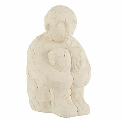 Paris Prix Statuette Déco Personnage Assis 25cm Blanc