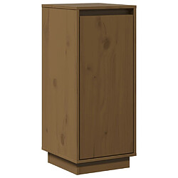 vidaXL Buffet Marron miel 31,5x34x75 cm Bois massif de pin