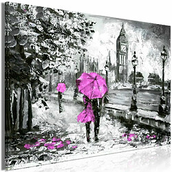 Paris Prix Tableau Imprimé Walk in London Wide Pink 60 x 90 cm 