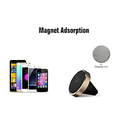 Wewoo Support Holder or pour iPhone, Galaxy, Sony, Lenovo, HTC, et autres Smartphones Universel Voiture Magnétique Sortie d'Air Vent Mount Stand de Téléphone, pas cher