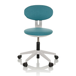 Chaise de bureau pour enfants / chaise pour enfants MINIMOVO tissu turquoise hjh OFFICE