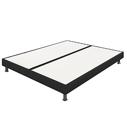 Ebac Sommier tapissier + pieds 90+90x200 SP18 26 lattes anthracite