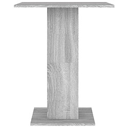 Acheter vidaXL Table de bistro Sonoma gris 60x60x75 cm Bois d'ingénierie