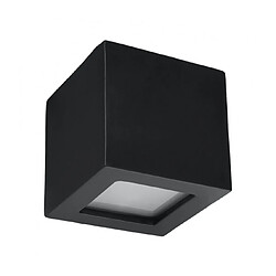 Luminaire Center Applique murale Leo Verre,céramique Noir 1 ampoule 14cm Matériau : Verre,céramiqueColoris : NoirNombre d'ampoules : 1Type d'ampoule : E27Puissance Max en Watts (W) : 60Ampoules incluses : NonIP20Hauteur en Cm : 14Largeur en