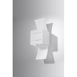 Luminaire Center Applique murale LORETO aluminium/verre blanc 1 ampoule