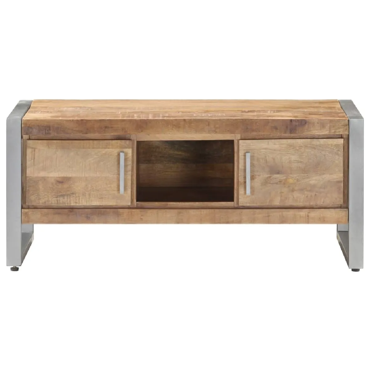 Maison Chic Table basse,Table Console Table d'appoint, Table pour salon 95x50x40 cm Bois de manguier brut -MN47284