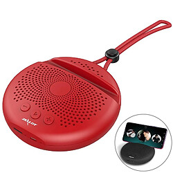 Yonis Enceinte Bluetooth HiFi Portable Autonomie 12h Enceinte Bluetooth Portable HiFi 12h Autonomie Support Carte TF & Appels Rouge YONIS