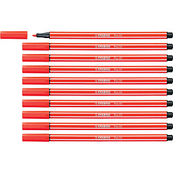 STABILO Stylo feutre Pen 68, rouge clair ()