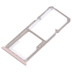 Wewoo 3 x Plateau pour carte SIM + pour Micro SD pour OPPO A1 (Or rose)