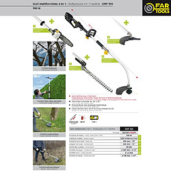 FARTOOLS Outil électrique multifonctions de jardinage omf 900 900w