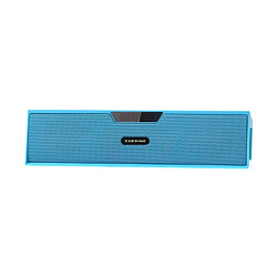 Enceinte Portable Bluetooth Hifi Radio Fm Réveil Lecteur Micro SD USB Jack Bleu - YONIS