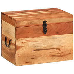 vidaXL Boîte de rangement 39x28x31 cm Bois massif d'acacia 