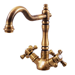 Maison De La Tendance Mélangeur lavabo CLASSIKA avec siphon en laiton 