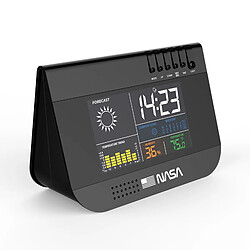 NASA WS100 - Station Météo, Ecran LCD 3,3, Piles AA, Fonctions Calendrier/Horloge/Alarme - Noir - Noir