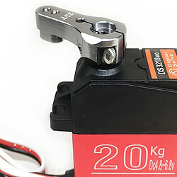 20kg Servo DS3120MG Servo étanche à coque en aluminium pour voiture RC (angle de commande 180)