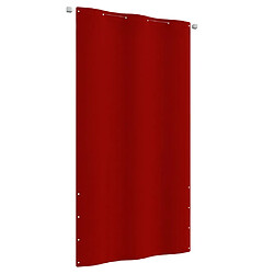 vidaXL Écran de balcon Rouge 120x240 cm Tissu Oxford