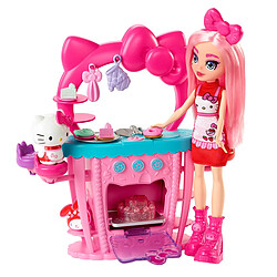 Mattel Coffret Cuisine So-Delish Poupée et Figurine Hello Kitty avec Accessoires Multicolore