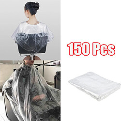 Lot de 150pcs Peignoir de Coiffure, Tablier de Coiffure Jetable pour Shampooing de Salon de Beauté