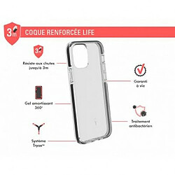 Force Case Coque Renforcée pour iPhone 12 Pro Max LIFE Transparent