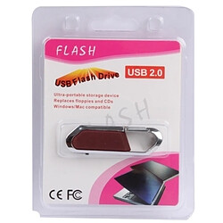 Avis Wewoo Clé USB rouge Disque flash USB 2.0 de 2 Go de style porte-clés métallique