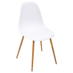 Atmosphera, Createur D'Interieur Chaise Imitation Chêne Taho Blanc - Atmosphera 